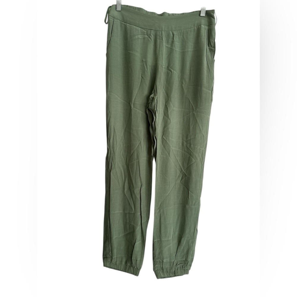 Honey Punch Green Skinny Lightweight Pants